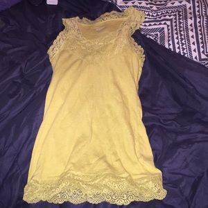 Yellow tank top